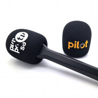 WSHB-GO Budget Handheld plopkap / popfilter / plopbol  - BEDRUKT - voor de RODE Interview GO - Wireless GO II / ME / PRO