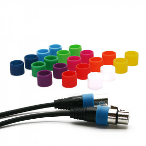 Codeerringen multicolor (S) voor XLR kabels